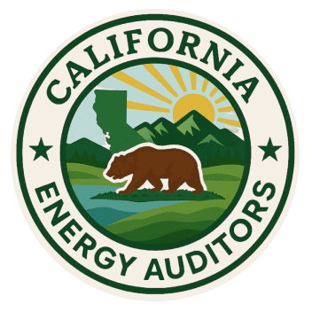 Bear and sun emblem for energy auditors